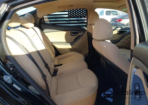 2013 Hyundai Elantra Limited from USA, damaged, VIN KMHDH4AE7DU605526